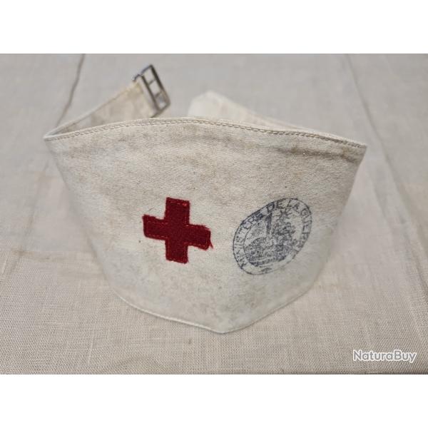 Brassard Fran�ais croix rouge WW2 ( 2 )