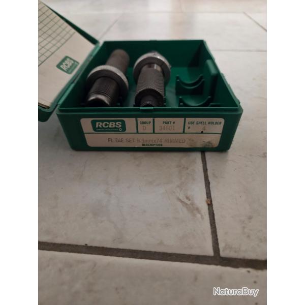Jeux de deux outil RCBS 9,3�74 r