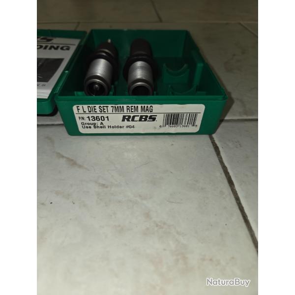 Jeux de deux outil RCBS 7mm rem mag