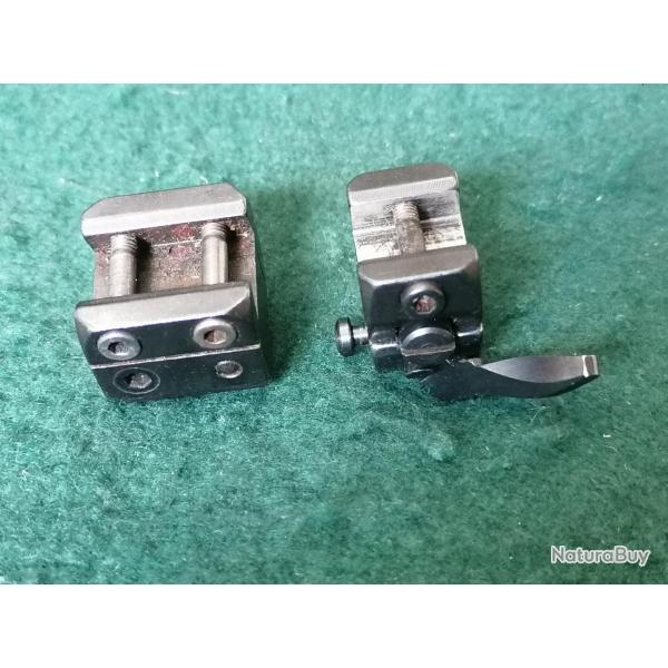 Montage pivotant pour les lunettes avec rail.