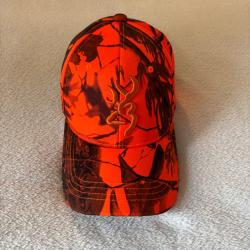 Casquette orange browning