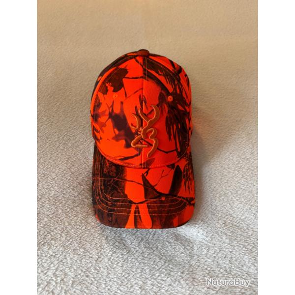 Casquette orange browning