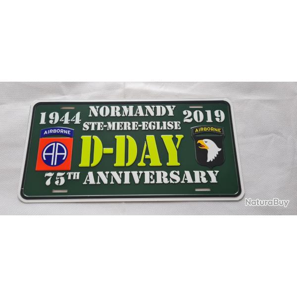 Plaque  souvenir 75� anniversaire du d�barquement  ( 1 )