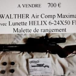 CARABINE AIR COMPRIME WALTHER MAXIMATOR 60 joules avec lunette