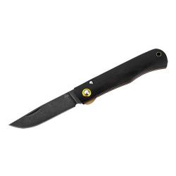 Couteau pliant BOKER plus rusticus all black lame 84mm manche &eacute;b&egrave;ne