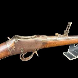 FUSIL ESSAI MILITAIRE DEVISME &agrave; bloc basculant type Martini cal. 11mm