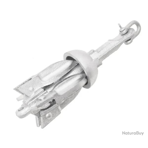 Ancre pliable fonte galvanis�e argent� 0,7 kg 18x5x5 cm bateau compact