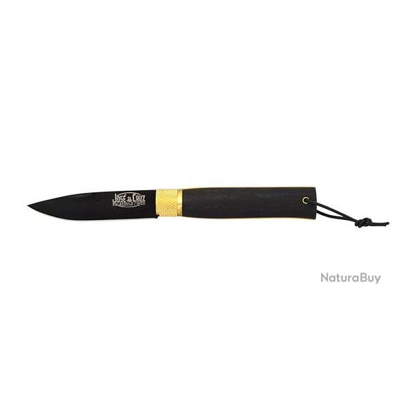Couteau pliant Jos� Da Cruz luxurious inox lame 85mm manche �b�ne dragonne