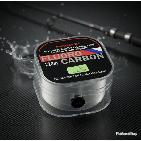 Fil de P�che Fluorocarbone Invisible ClearLine 0.205mm | 14lb - 6,4kg | 220m