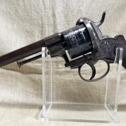 Superbe r&eacute;volver d'officier - fort calibre - excellent &eacute;tat vers 1880