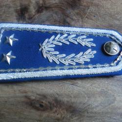 galon patte d'&eacute;paule  gendarmerie a canetille ""g&eacute;n&eacute;ral de brigade s&eacute;n&eacute;gal
