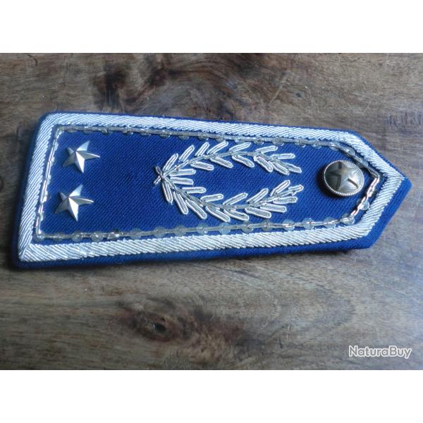 galon patte d'�paule  gendarmerie a canetille ""g�n�ral de brigade s�n�gal