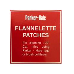 75 patchs de nettoyage en flannelle Parker Hale cal .22