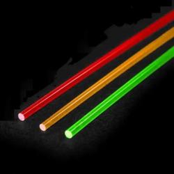 Fibre optique LPA 10 cm , couleur et diametre au choix Rouge, 1 mm