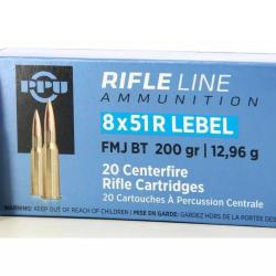 PARTIZAN cal.8x51R Lebel FMJ BT 200 grains - 12.96 grammes /20