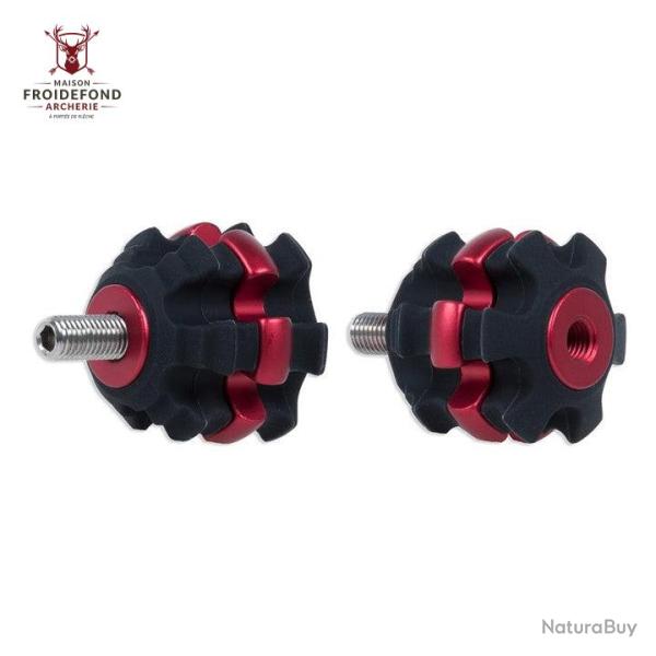 Amortisseur 1,5" TEC X MODULATE 5/16" - Avalon - Rouge
