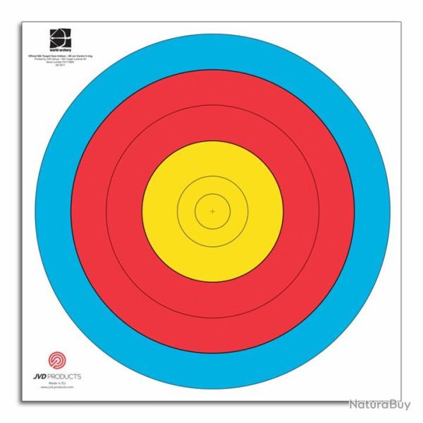Blason FITA 80cm 5 anneaux - JVD