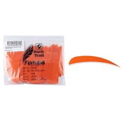Plume Naturelle Parabolique 5" - Buck Trail - Orange