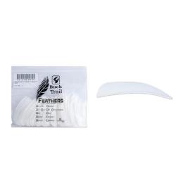 Plume Naturelle Parabolique Uni 3" - Blanc / Buck Trail