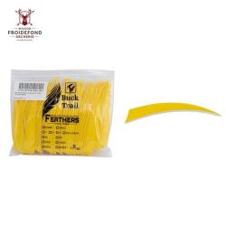 Plume Naturelle Shield 5" - Jaune / Buck Trail