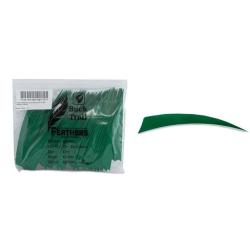 Plume Naturelle Shield 5"- Buck Trail - Vert Lime