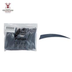 Plume Naturelle Shield 5" - Gris / Buck Trail
