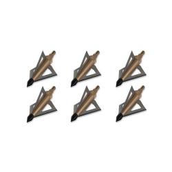 Pointes de chasse &agrave; lame fixe Cutback lot de 6- Maximal - 125 gr