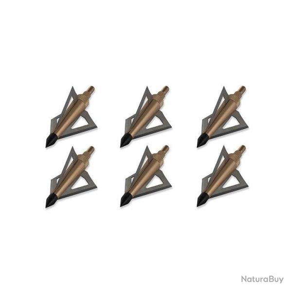 Pointes de chasse � lame fixe Cutback lot de 6- Maximal - 125 gr