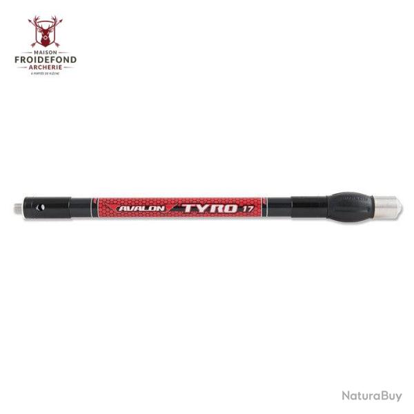 Stab lat�ral carbone TYRO 17 mm 10/12" - Avalon - 10" / Rouge