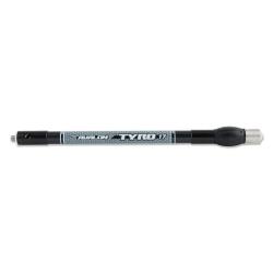 Stab lat&eacute;ral carbone TYRO 17 mm 10/12" - Avalon - 12" / Gris