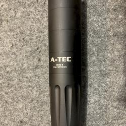 Silencieux mod&eacute;rateur de son A-TEC SMGcal.9mm pour pistolet CZ scorpio evo 3 Cal.9x19