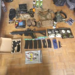 J'arr&ecirc;te l'airsoft Equipement complet &agrave; vendre