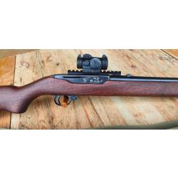 Carabine semi-auto RUGER calibre 44 mag + point rouge