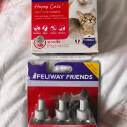 Feliway Friends - Lot Diffuseur + 4 Recharges (120 jours) - Neuf Scell&eacute;