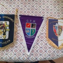 lot de 3 fanions Gendarmerie