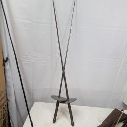 Paire d'&eacute;p&eacute;es de duel coulaux vers 1850