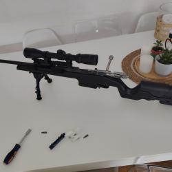 MOSIN NAGANT 91-30 OCTOGONAL AVEC CROSSE ARCANGEL NEUVE + CROSSE ORIGINALE