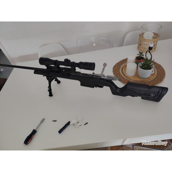 MOSIN NAGANT 91-30 OCTOGONAL AVEC CROSSE ARCANGEL NEUVE + CROSSE ORIGINALE
