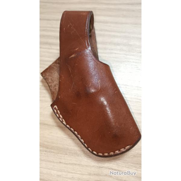 Holster cuir Bianchi No5 pour revolver  S&W Chief 5B