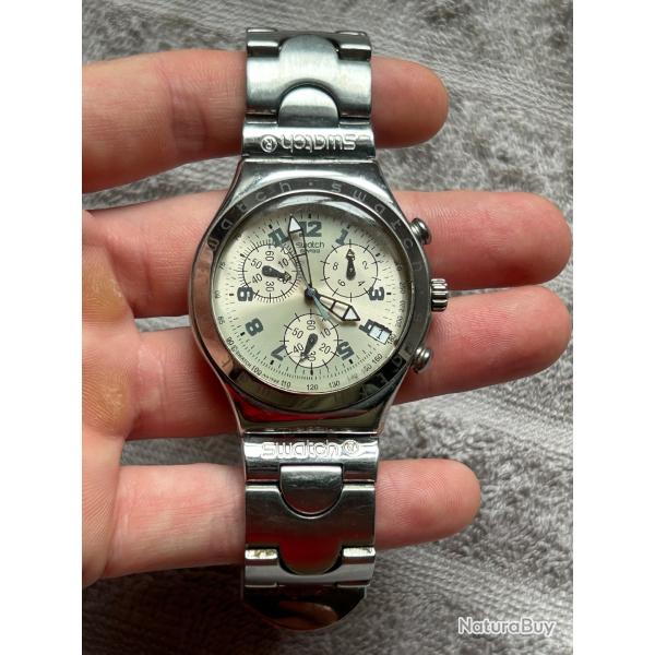 Montre swatch irony chronograph date