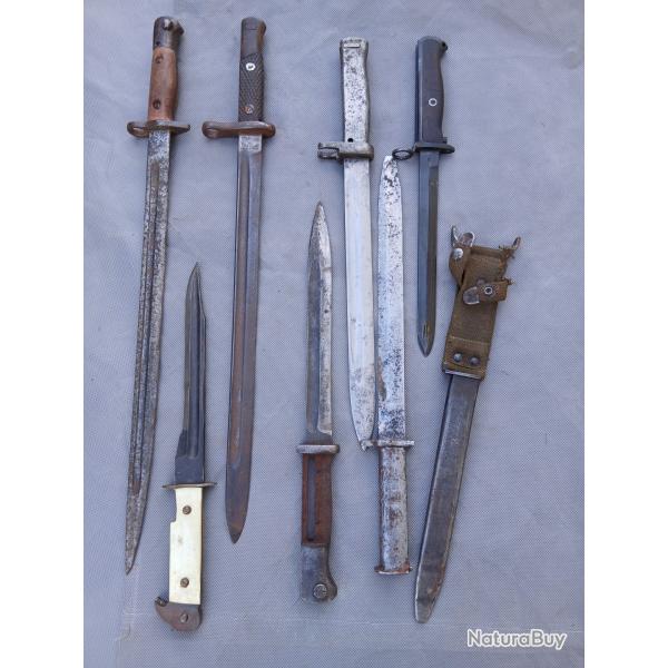 LOT DE BA�ONNETTES