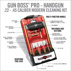 KIT DE NETTOYAGE POUR ARMES DE POING - GUN BOSS PRO- REAL AVID
