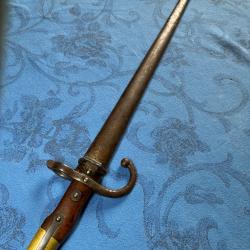 Baionnette scolaire pour fusil de manipulation mod&egrave;le gras
