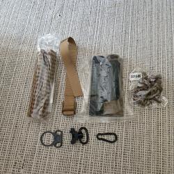 Lot de protege rail divers et attache sangle picatinny