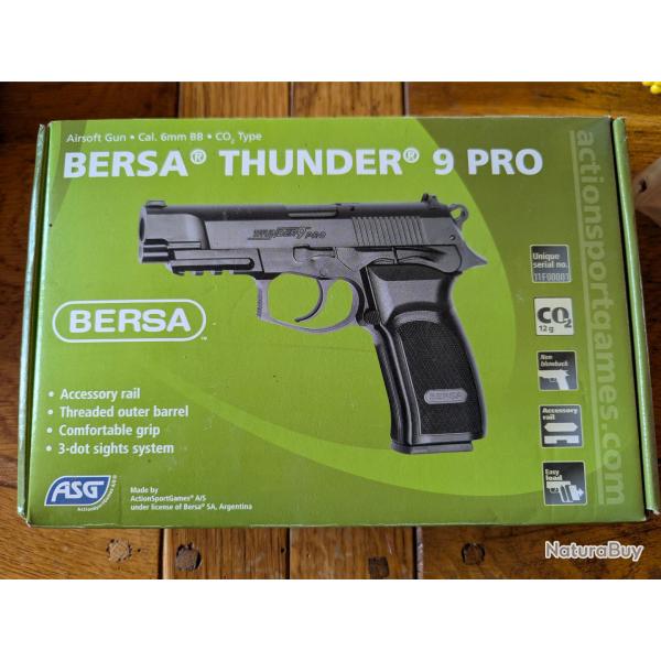 Pistolet airsoft Bersa thunder 9 pro