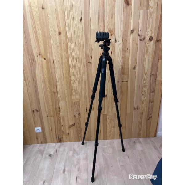 Tr�pied KJI K700 alu avec t�te reaper Grip