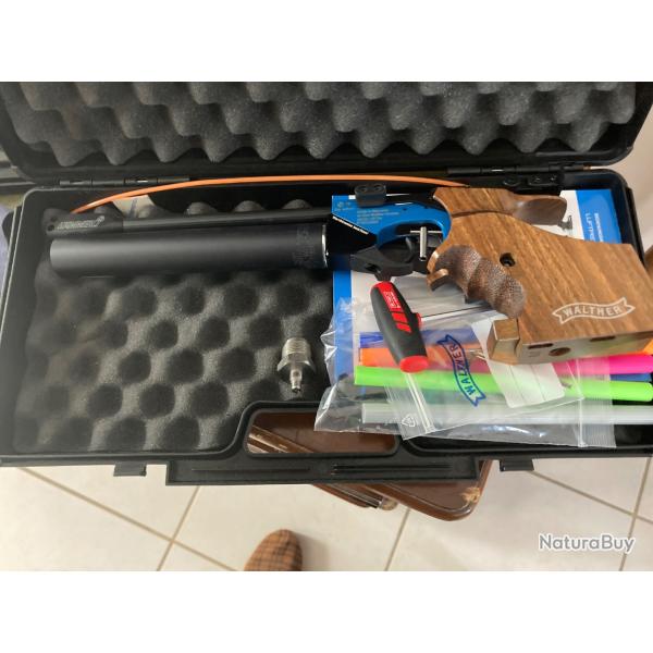 PISTOLET a plomb HAMMERLI AP20 PRO droitier +pompe manuelle GEHMANN M100