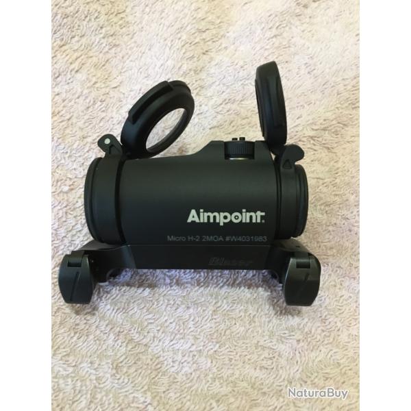 Aimpoint Micro H2 2MOA + Montage Blaser