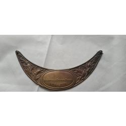 Plaque laiton pour casque Adrian **  SOLDAT DE LA GRANDE GUERRE **