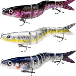 LOT DE 3 LEURRES ARTICUL&Eacute;S GHAZPMUK - P&Ecirc;CHE CARNASSIERS